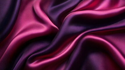 Obraz premium Elegant satin fabric with rich color blend.