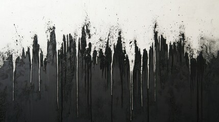 A bold abstract artwork where layers of dripping and splattered paint create a visually captivating, textural masterpiece, perfect for modern artistic expression.