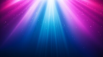 Obraz premium Abstract background with blue and pink light rays, rays of neon light on a dark gradient background