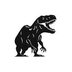 Fototapeta premium tyrannosaurus silhouette
