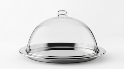 Obraz premium Transparent Cloche for Stress Relief and Food Presentation