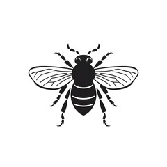 Fototapeta premium bees silhouette