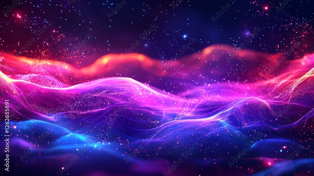 Aufkleber the scene presents a realistic bokeh light effect on a transparent background, adorned with blue spa