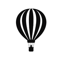 Fototapeta premium hot air balloon silhouette