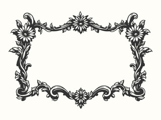 Blank frame border Art & Illustration