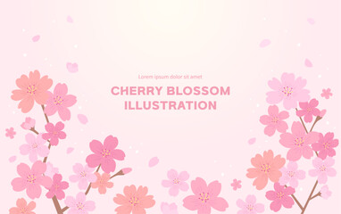벚꽃 배경_Cherry Blossom Background