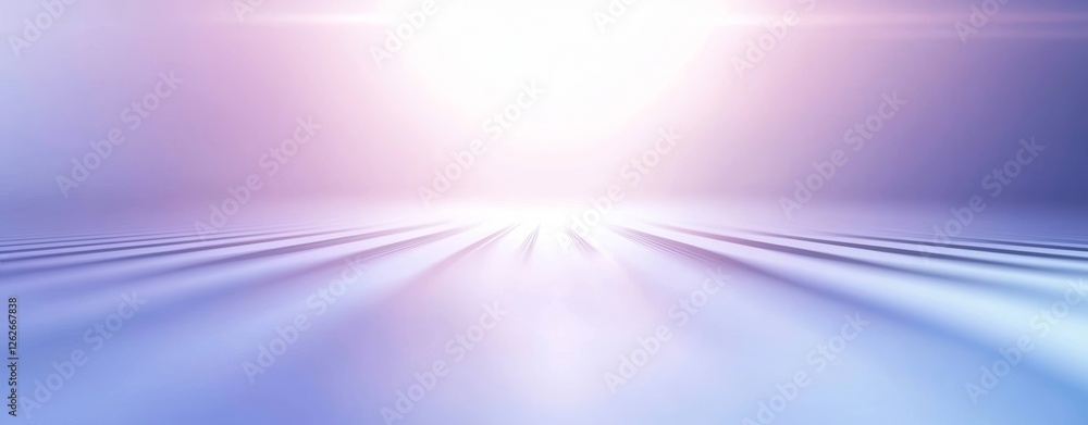 Aufkleber high-speed technology concept visualized in a panoramic format with a light abstract background, whe