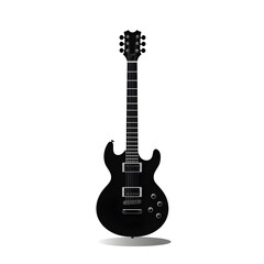 Obraz premium guitar silhouette