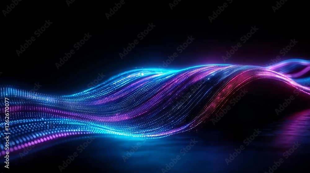 Poster big data technology, data science, stock analysis, generative ai, deep learning, machine learning al