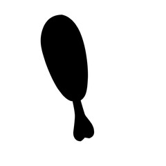 Chicken Thigh Silhouette 