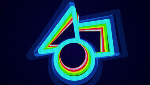 Retro Broadcast Logo Reveal