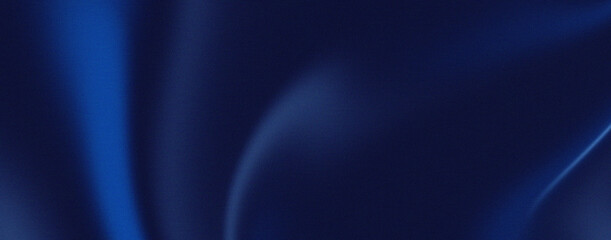 Elegant dark blue flowing background with grainy texture. Perfect for banners, posters, headlines and covers