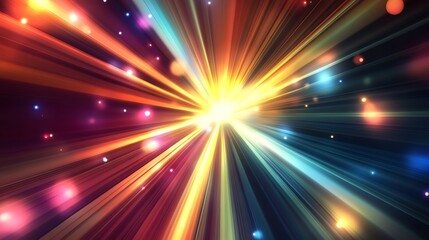 Fototapeta premium Radiant Light Burst Abstract Background Image