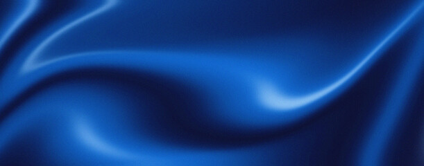 Elegant dark blue flowing background with grainy texture. Perfect for banners, posters, headlines and covers