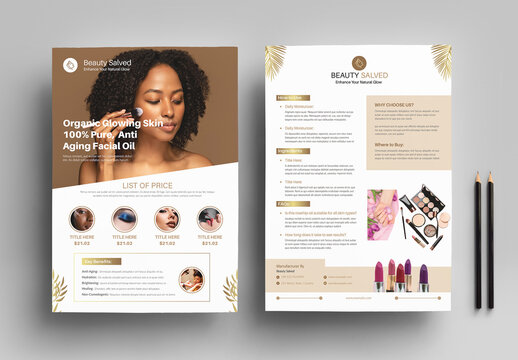 Beauty Product with Foundation Shade Guide