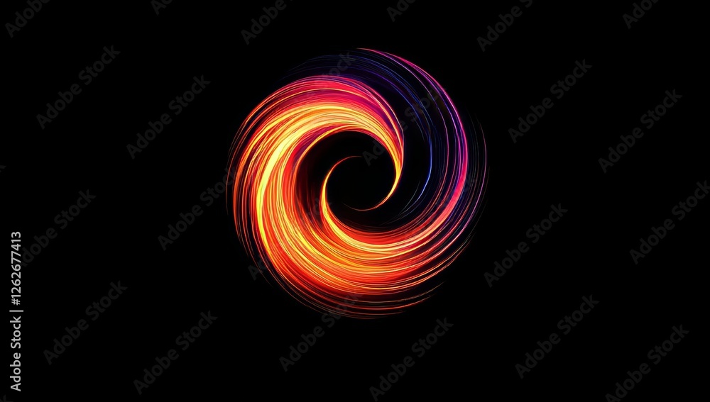Poster an abstract background with a swirling array of colors and a fluid pattern