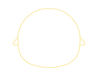 シンプルなひよこのフレーム