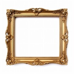 Vintage Frame on White Background