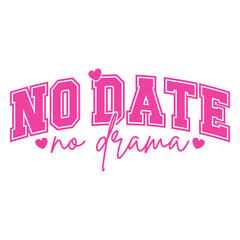 Bold pink typography design with the phrase 