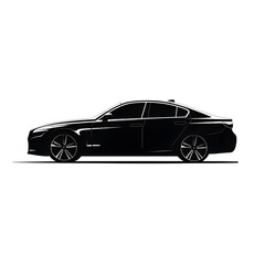 Naklejka premium automotive silhouette