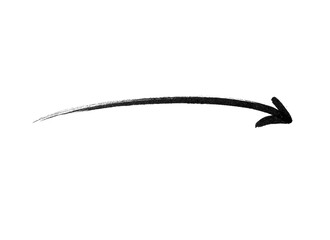 arrow marker isolated png scribble hand draw	