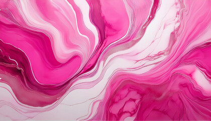 Fototapeta premium Beautiful luxury Pink colored marble rock background wallpaper design with golden and white details