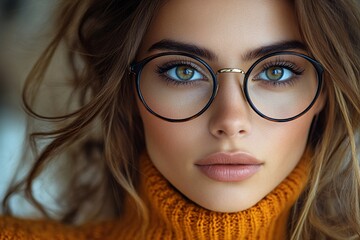 Fototapeta premium Corporate Confidence: Portrait of a Young Professional Woman