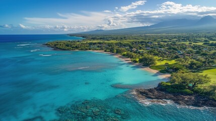 Hawaii Landscape Photography: Tropical, vibrant, and refreshing scenery captures the lush essence of island life.