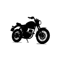 Obraz premium motorcycle silhouette