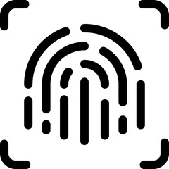 Finger Print, Security System Icon