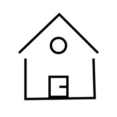 house icon on black