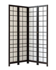Folding screen room dividers on a transparent background.