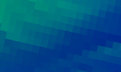 Abstract Gradient Illustration with Blue and Green Pixelated Design. Green-blue gradient background for branding, calendar, postcard, screensaver, poster, cover. EPS 10. Vector