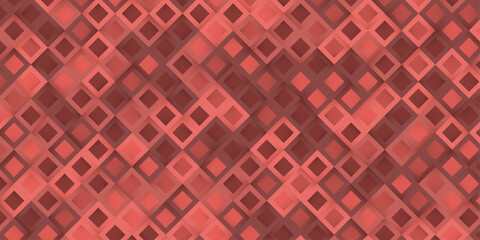 Bold Red Geometric Diamond Grid Design: Futuristic Abstract Square Pattern in Red
