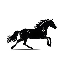 Obraz premium horse clip art silhouette