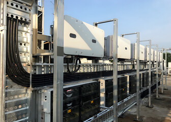 Power inverter installation for solar rooftop, a power inverter is a power electronic device or...