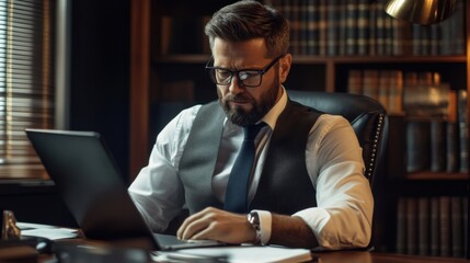 Obraz premium The Power of Advocacy: How Lawyers Influence Society and Legal Reforms