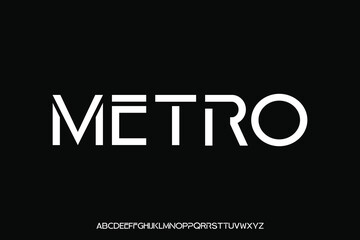 Display alphabet font vector design suitable for headline, poster, logo, magazine and many more