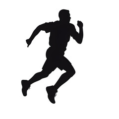 Fototapeta premium run silhouette