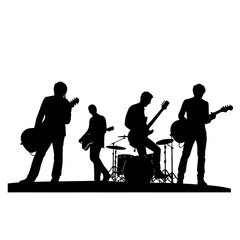 a band silhouette