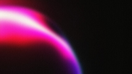 Glowing neon arc in pink and purple on a dark background. Perfect for futuristic wallpapers and abstract designs.