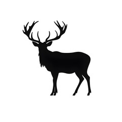 Obraz premium deer silhouette