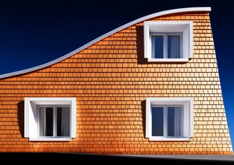 A cabin's exterior adorned with longleaf pine wood shingles