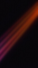 A dark abstract background with soft, diagonal beams of warm red, orange, and purple light, creating a dreamy and atmospheric effect.