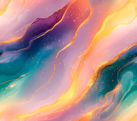 Abstract gradient glitter seamless background