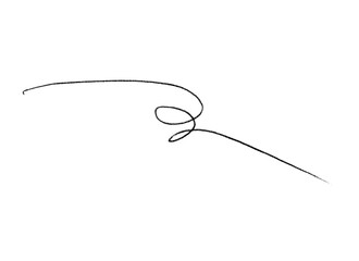 Fototapeta premium marker lines isolated brush stroke mark hand draw scribble