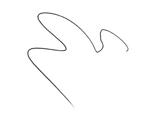 marker lines isolated brush stroke mark hand draw	
scribble