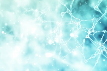 Abstract gradient background with molecular structures, perfect for medical, science, and technology themes. A modern and luxurious design ideal for hospitals, healthcare, and business presentations.