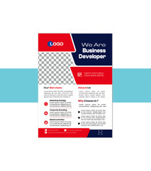 A  colorable a4 flyer template, modern business flyer template,  Business abstract vector template. Brochure design, cover modern layout, annual report, poster,  Creativity.