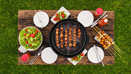 BBQ Feast with Tasty Grilled Dishes